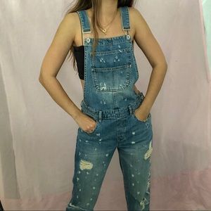 Denim Overalls